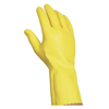 Handgards General Purpose Reusable Yellow Latex Large Glove, Pair, PK12 303400533